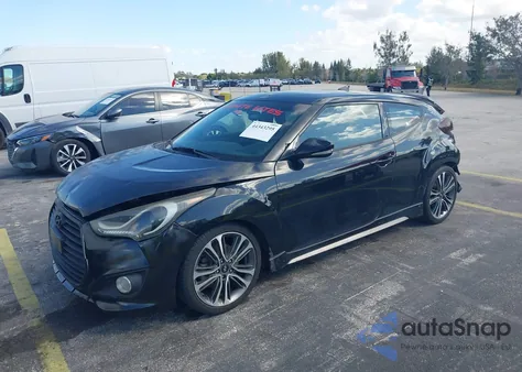 2016 Hyundai Veloster Turbo from USA, damaged, VIN KMHTC6AE8GU284431